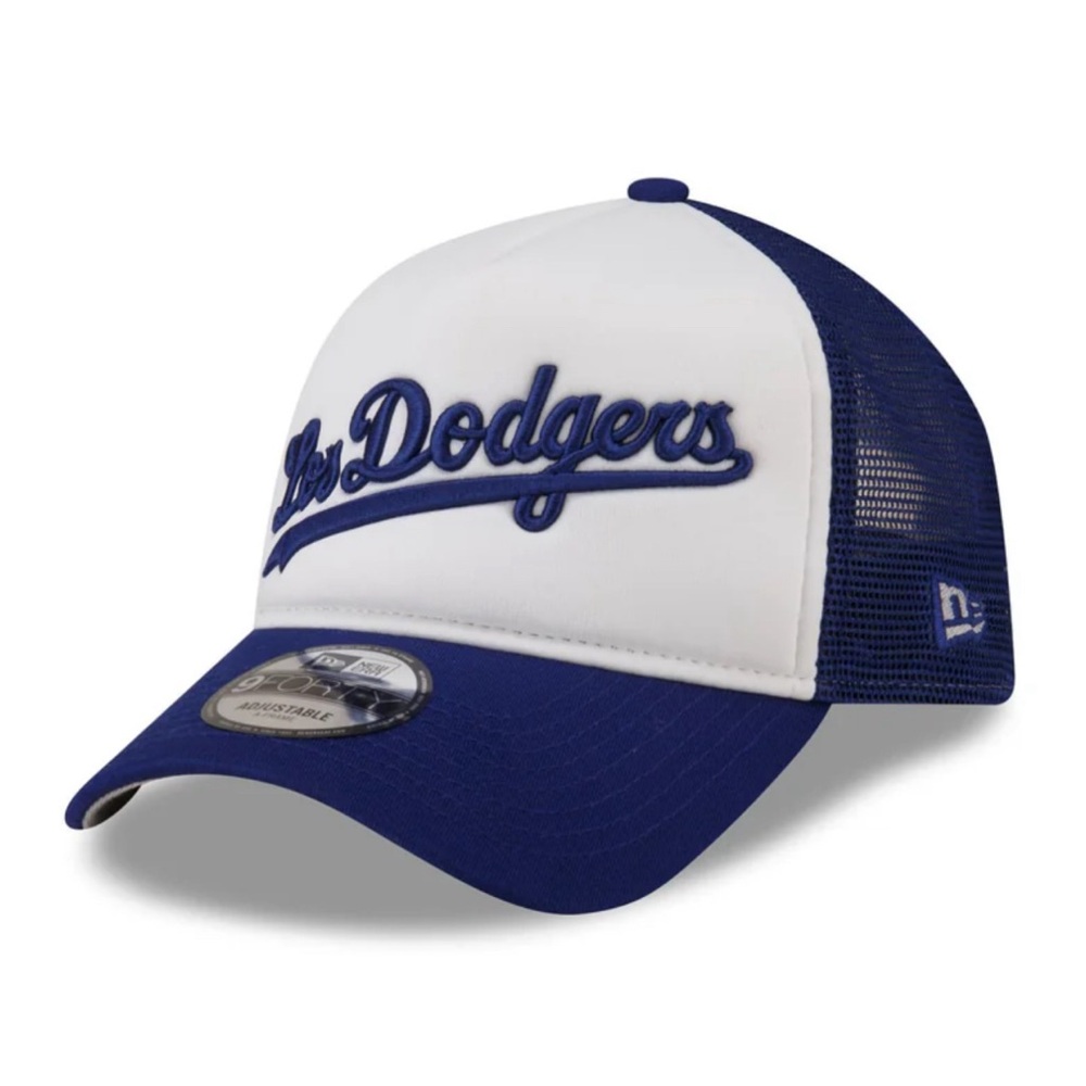 New Era 9Forty Los Angeles Dodgers Blue/White A-Frame Foam Trucker Snapback Hat